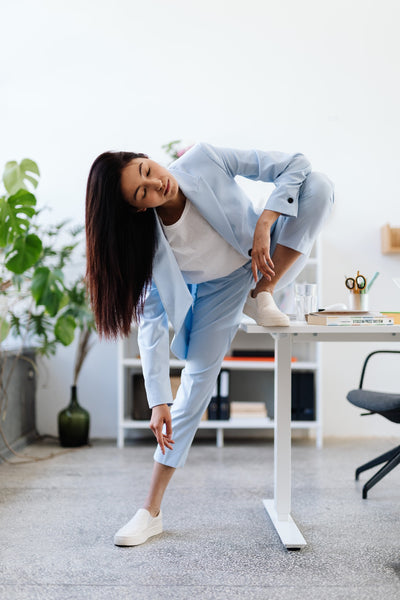 Workplace Yoga Poses Help Posture and Promote Relaxation and Renewed Focus