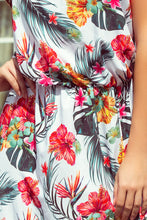 Load image into Gallery viewer, Bright Floral Side Slit Maxi Dress
