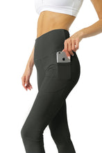 Load image into Gallery viewer, Gray High Waist Yoga Leggings
