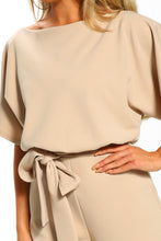 Load image into Gallery viewer, Apricot Always Chic Belted Culotte Jumpsuit
